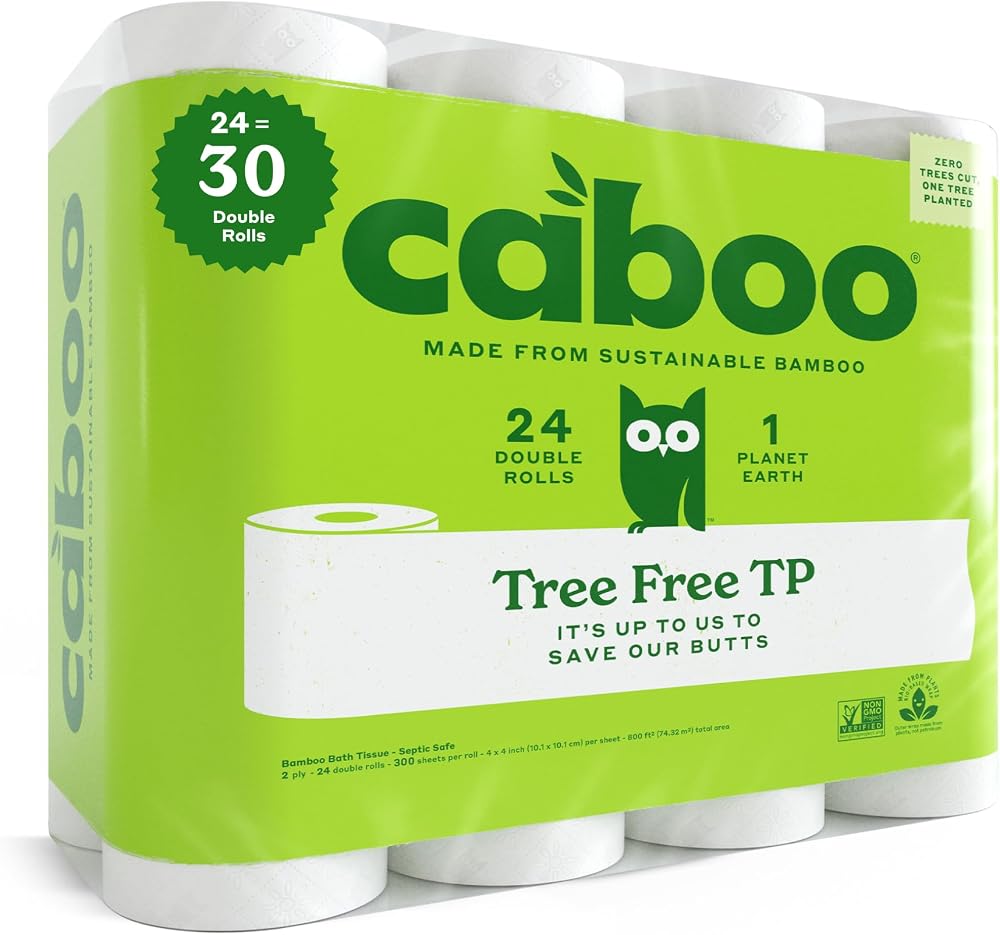Caboo bamboo toilet paper