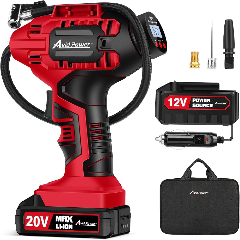 Cordless tire inflator