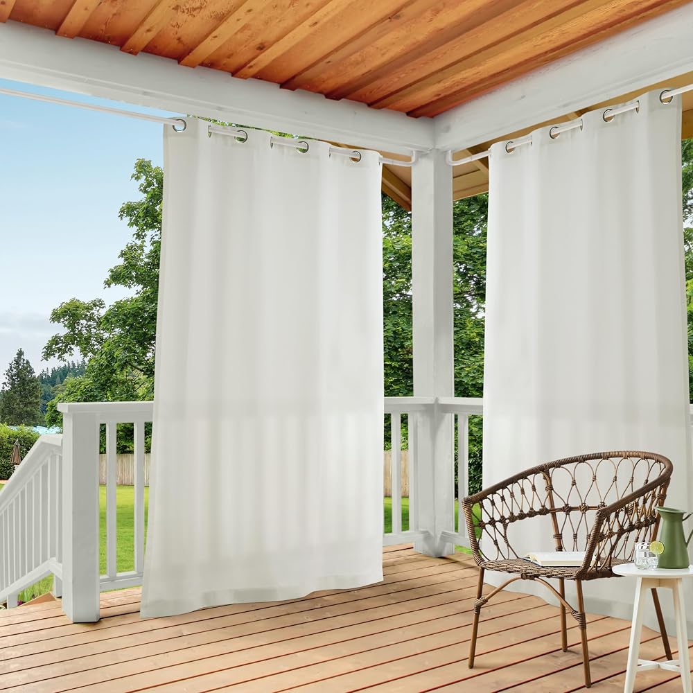 Indoor/outdoor cabana curtains