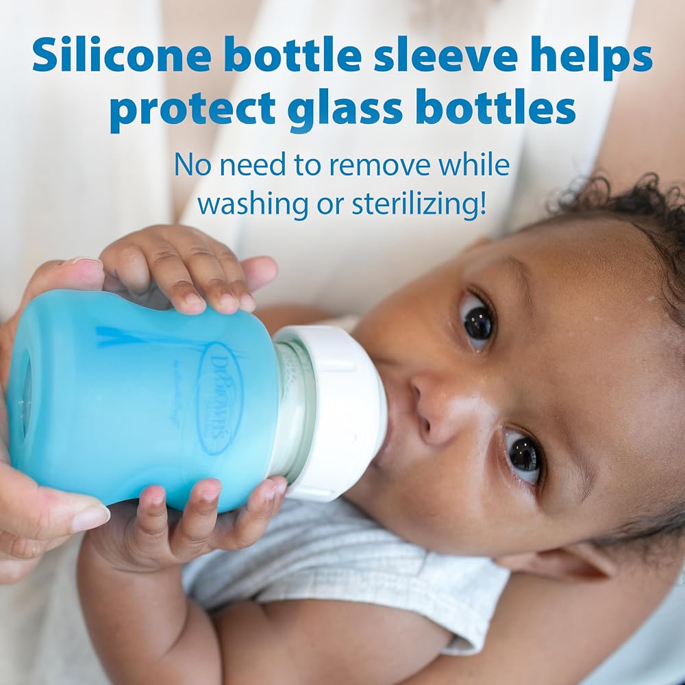 Dr. Brown’s anti-colic glass bottles