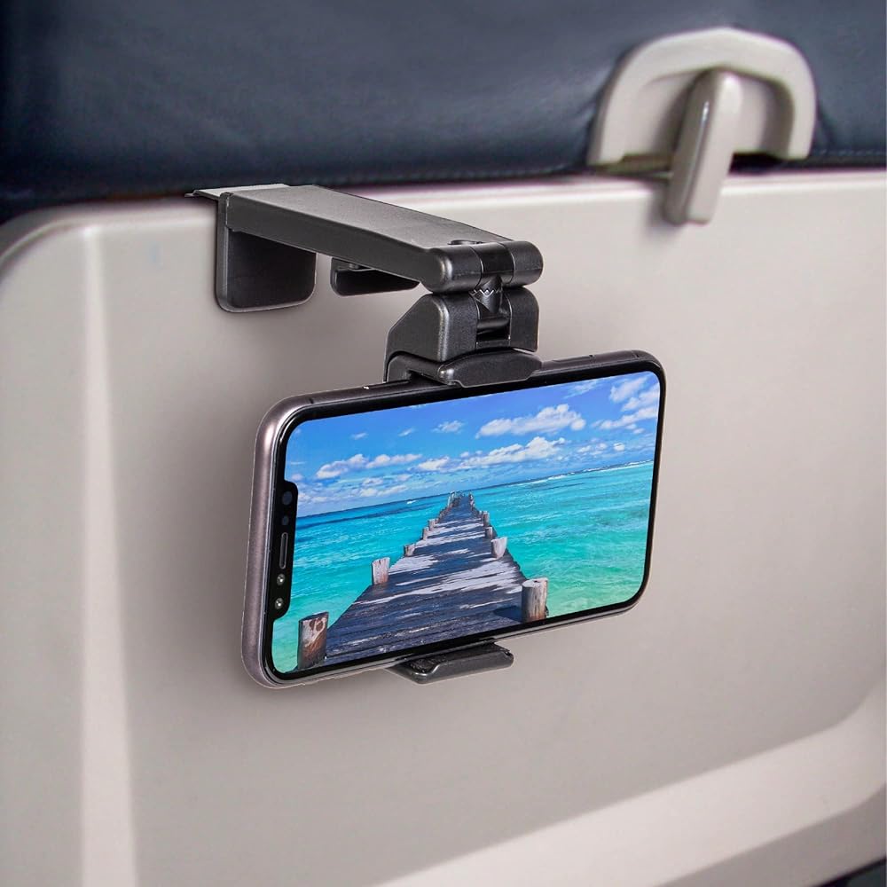 Airplane phone holder mount