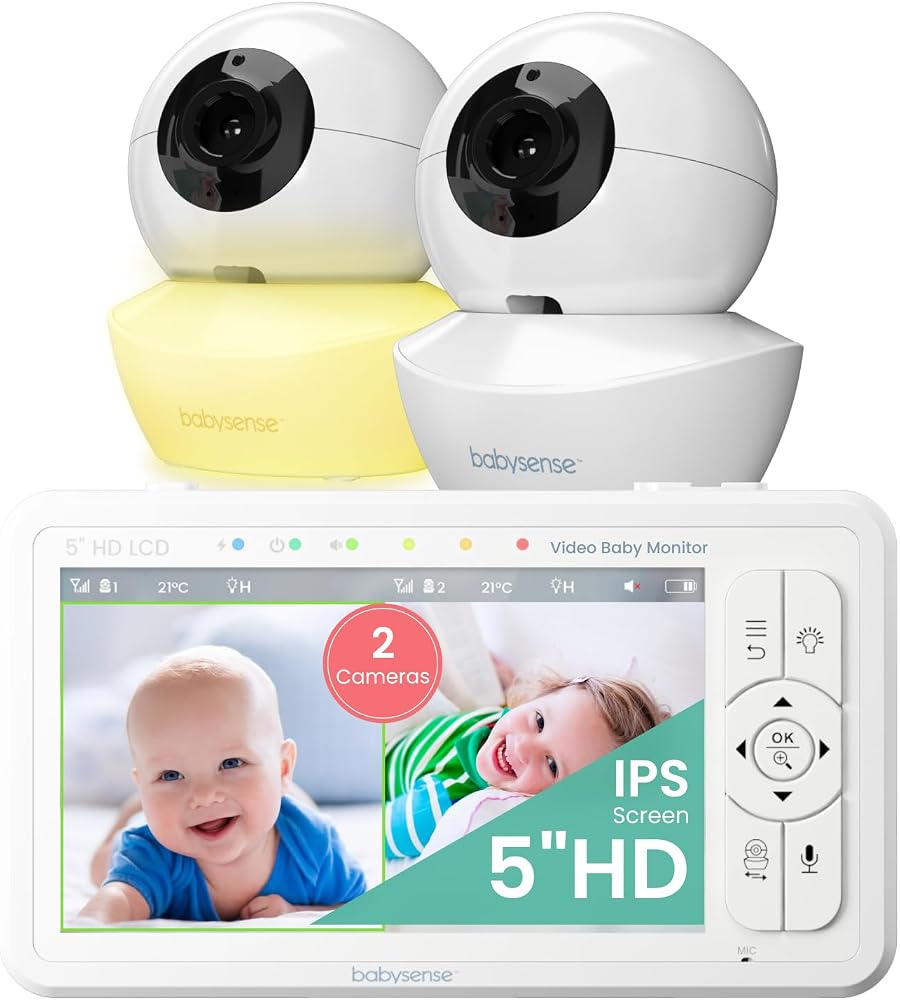 Babysense HD split-screen monitor