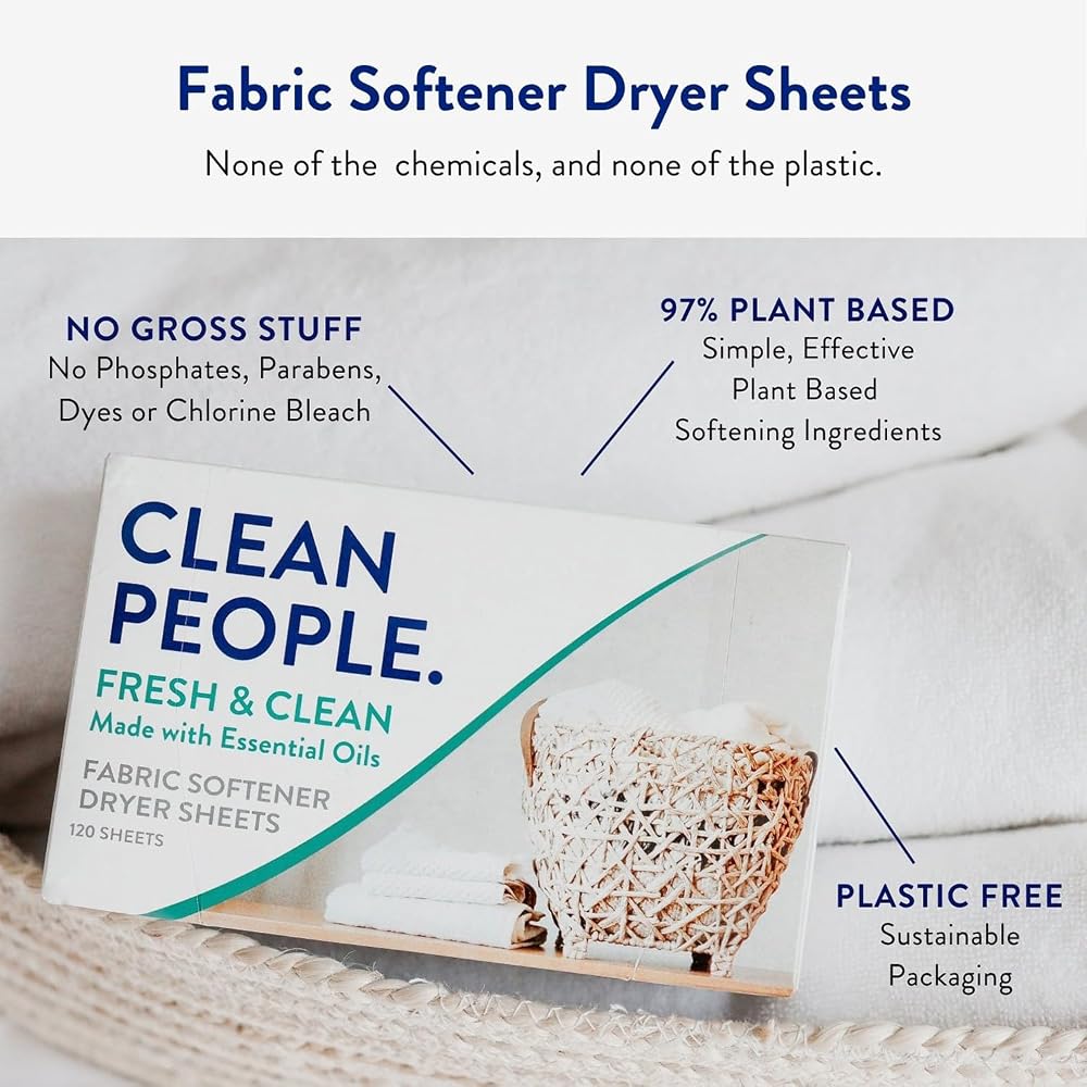Clean People dryer sheets