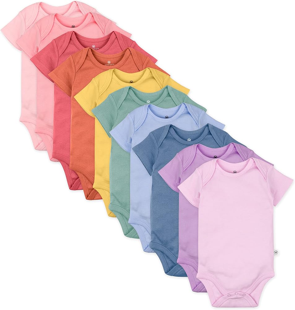 Honest organic onesies, 10-pack