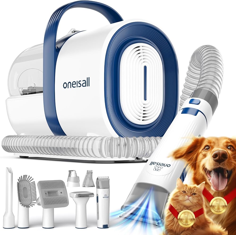 oneisall 7-in-1 grooming vacuum kit