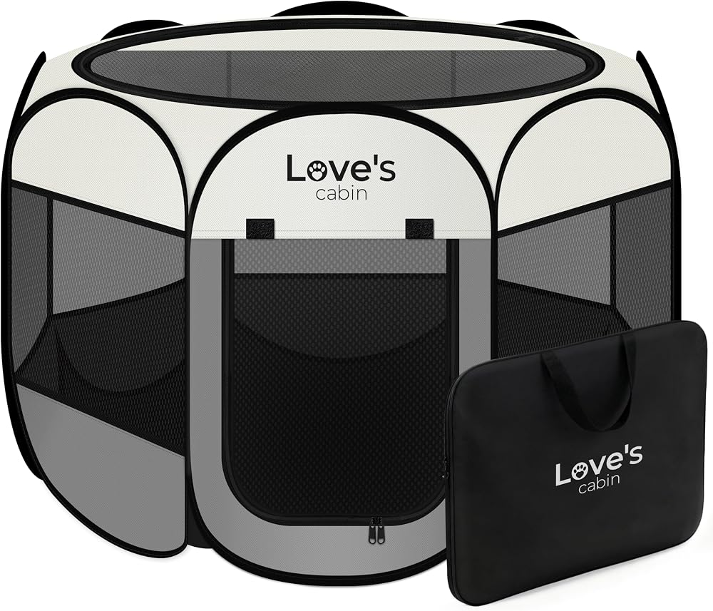 Love’s cabin pop-up playpen tent