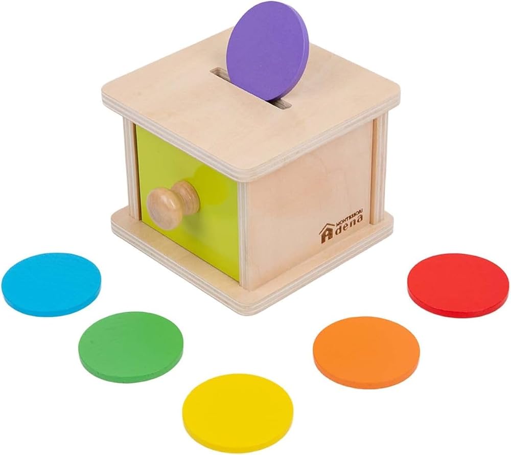Montessori coin box, 6-12 months