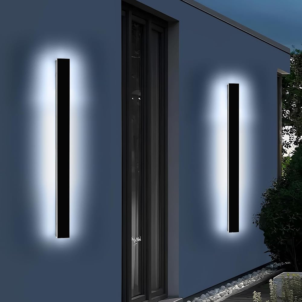Dimmable outdoor wall light, 47"