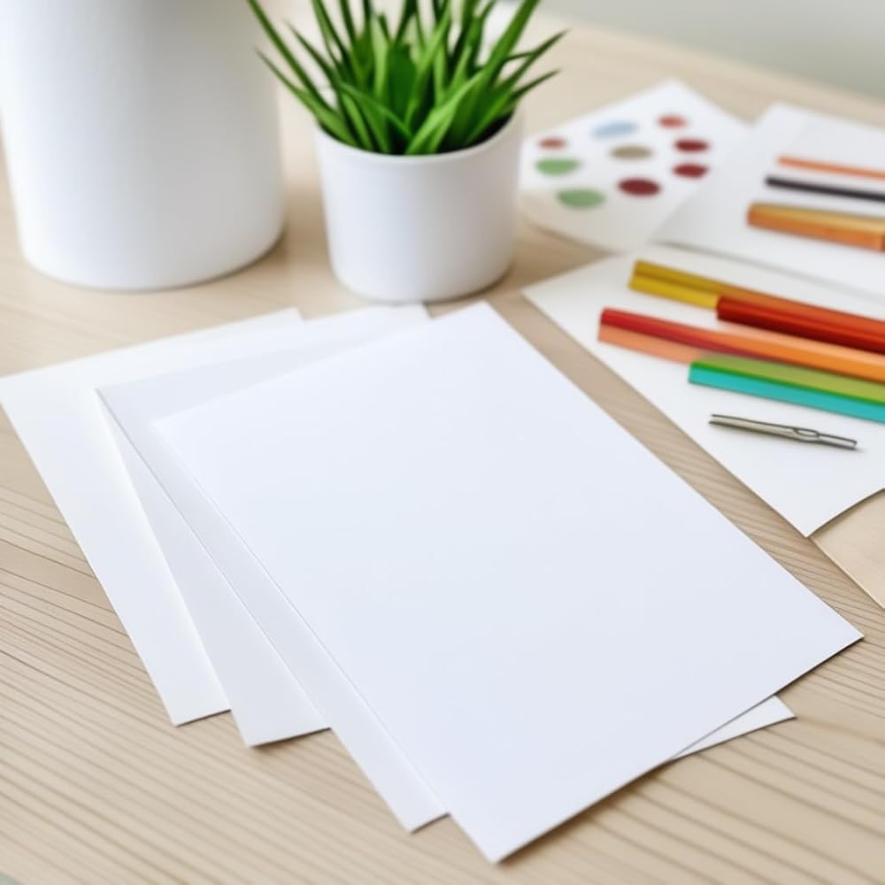 Heavyweight white cardstock