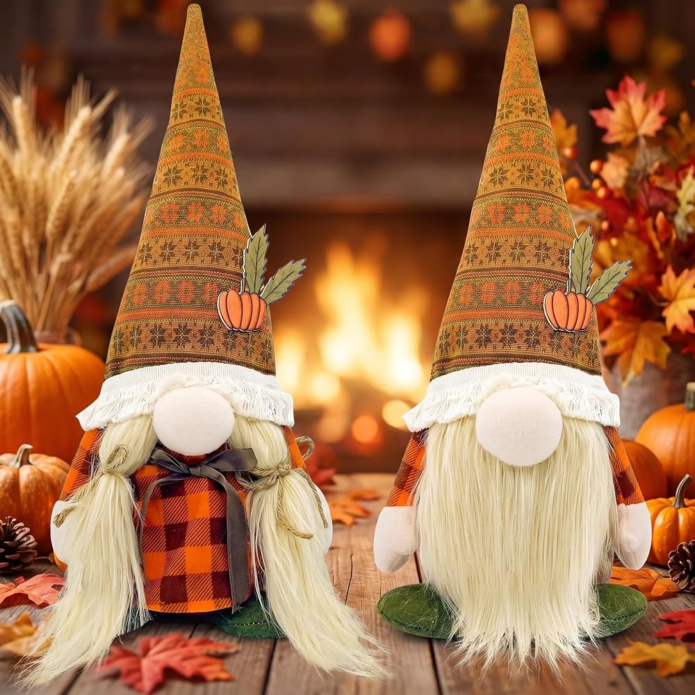 Fall gnome decorations