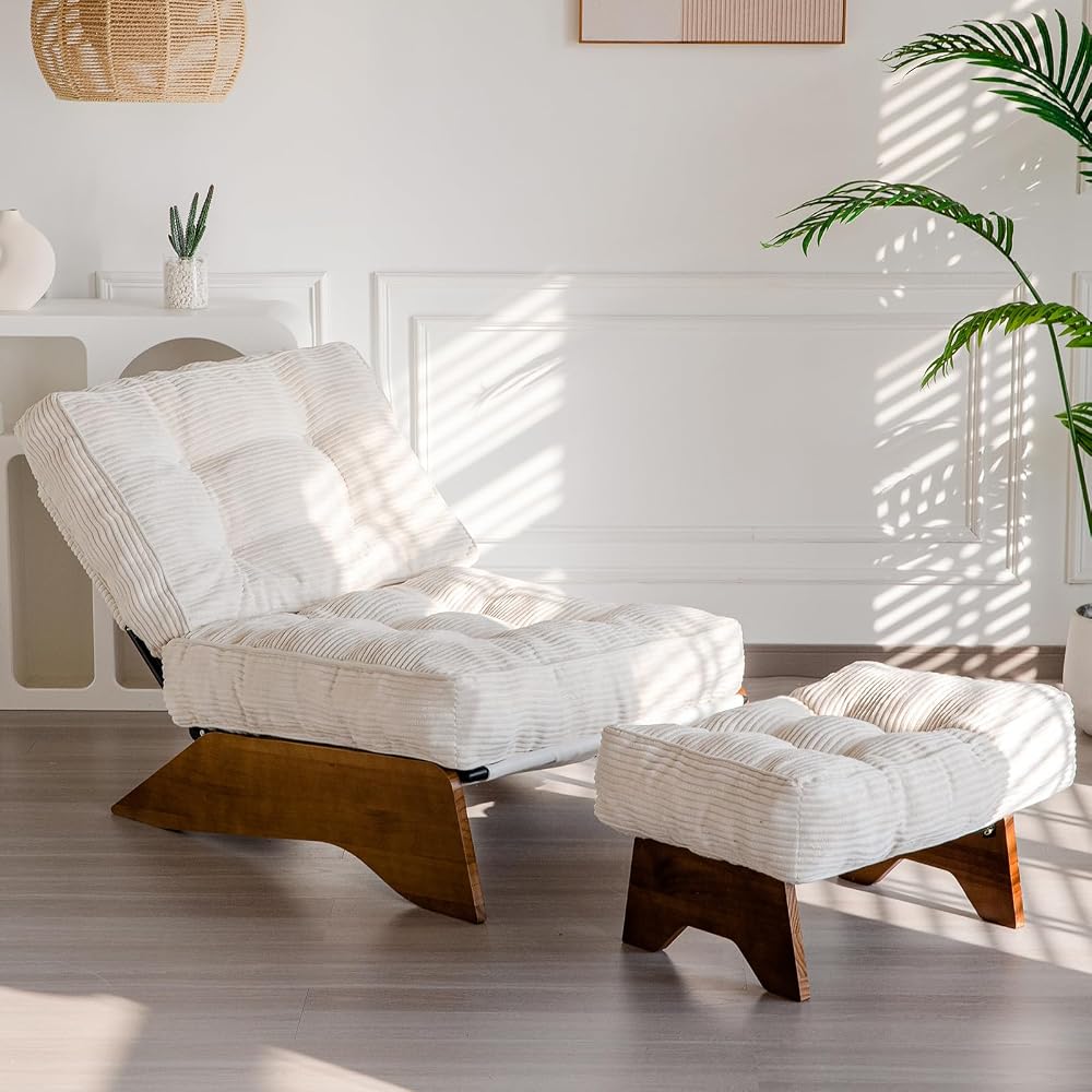 Lounge chair with ottoman