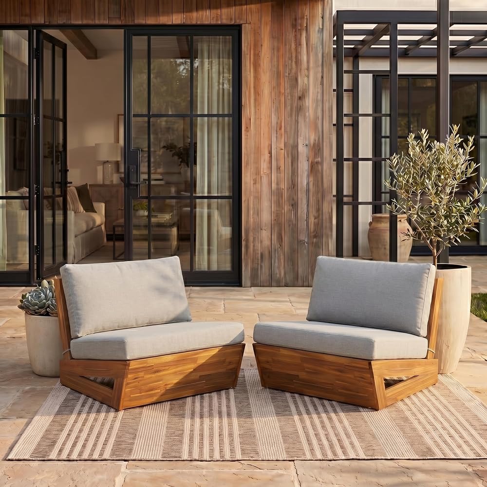 SAFAVIEH Lynn outdoor lounge chairs, set of 2