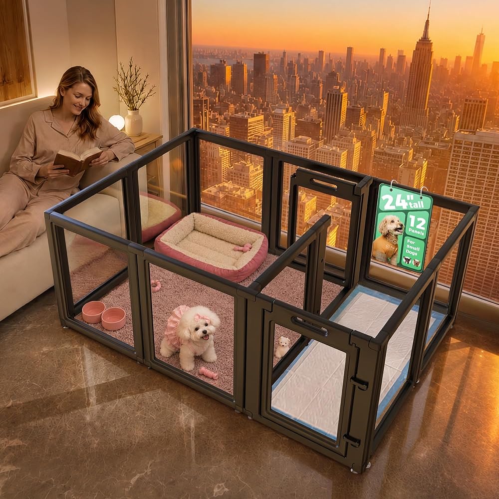 FXW AuraSpace clear acrylic playpen