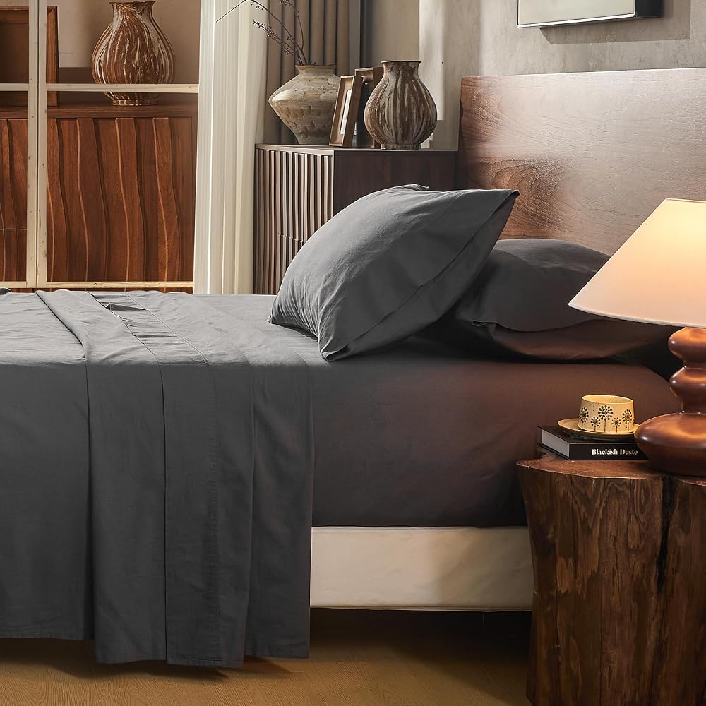 100% linen sheet set
