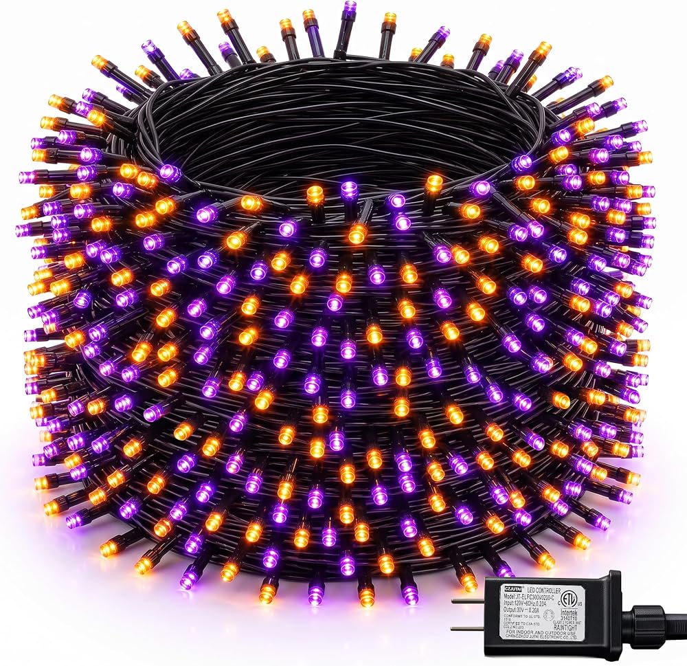 196ft Halloween string lights