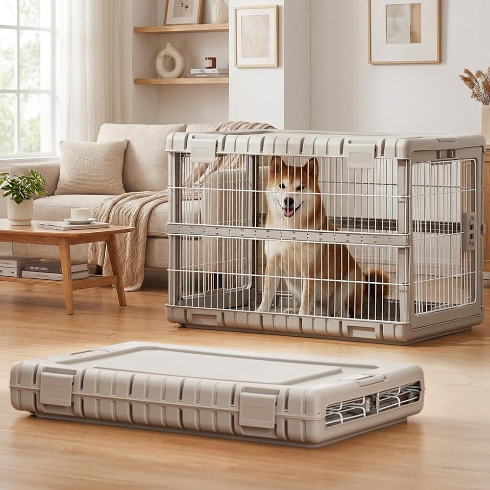 ZOMISIA 36 inch heavy duty collapsible crate