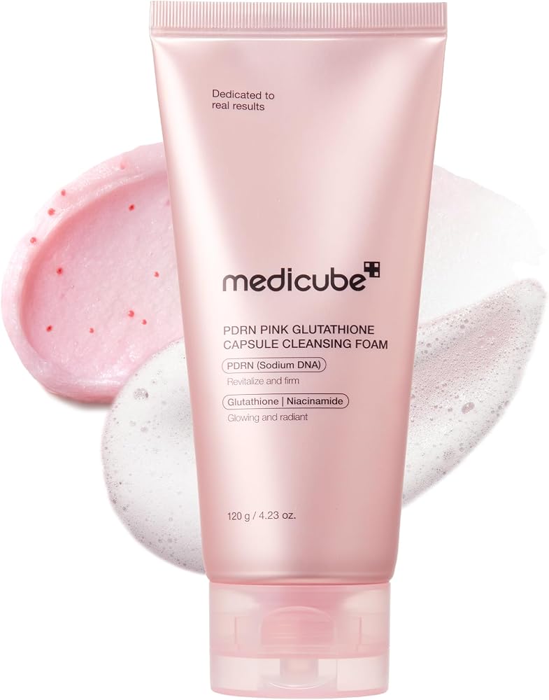 medicube PDRN pink capsule foam cleanser