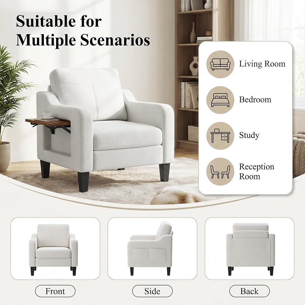 Mid-century accent chairs, set of 2